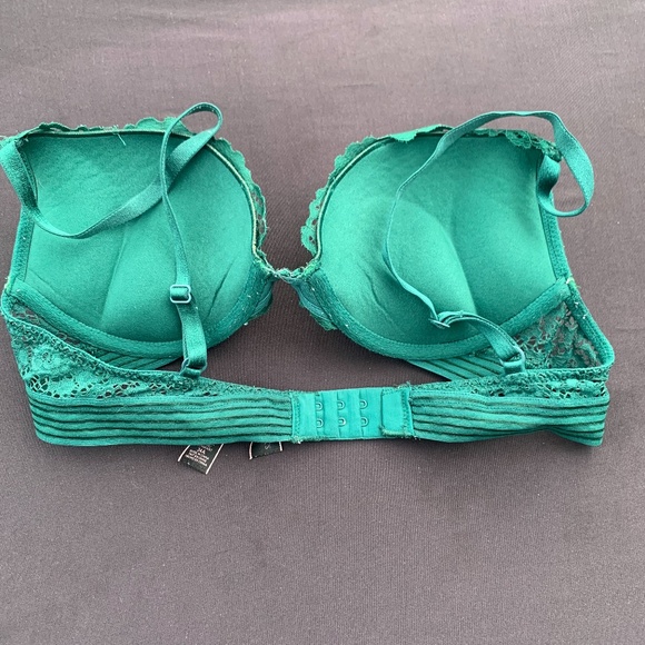 VICTORIA SECRET 34A Bombshell Laced Green Bra - Picture 5 of 11